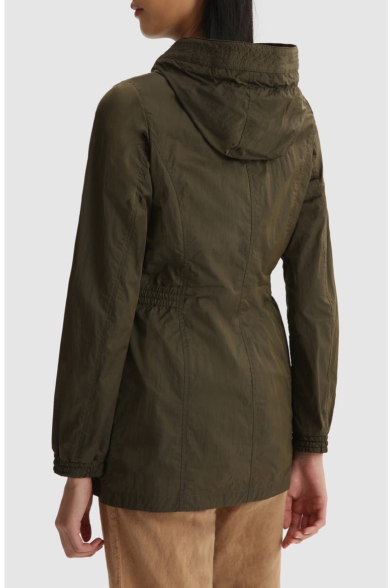 Violet Water Repellent Down Parka, Alternate, color, ARMY OLIVE