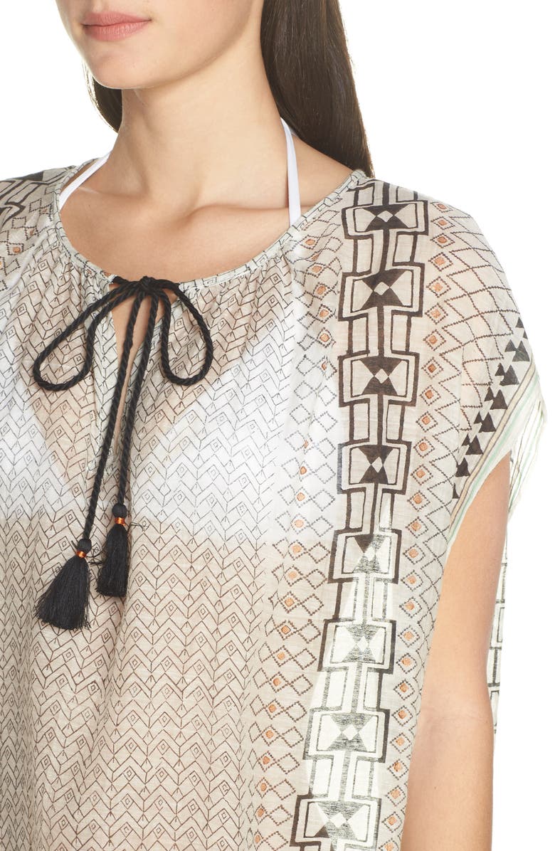 Roller Rabbit Aleph Finn Cover-Up Dress, Alternate, color, 