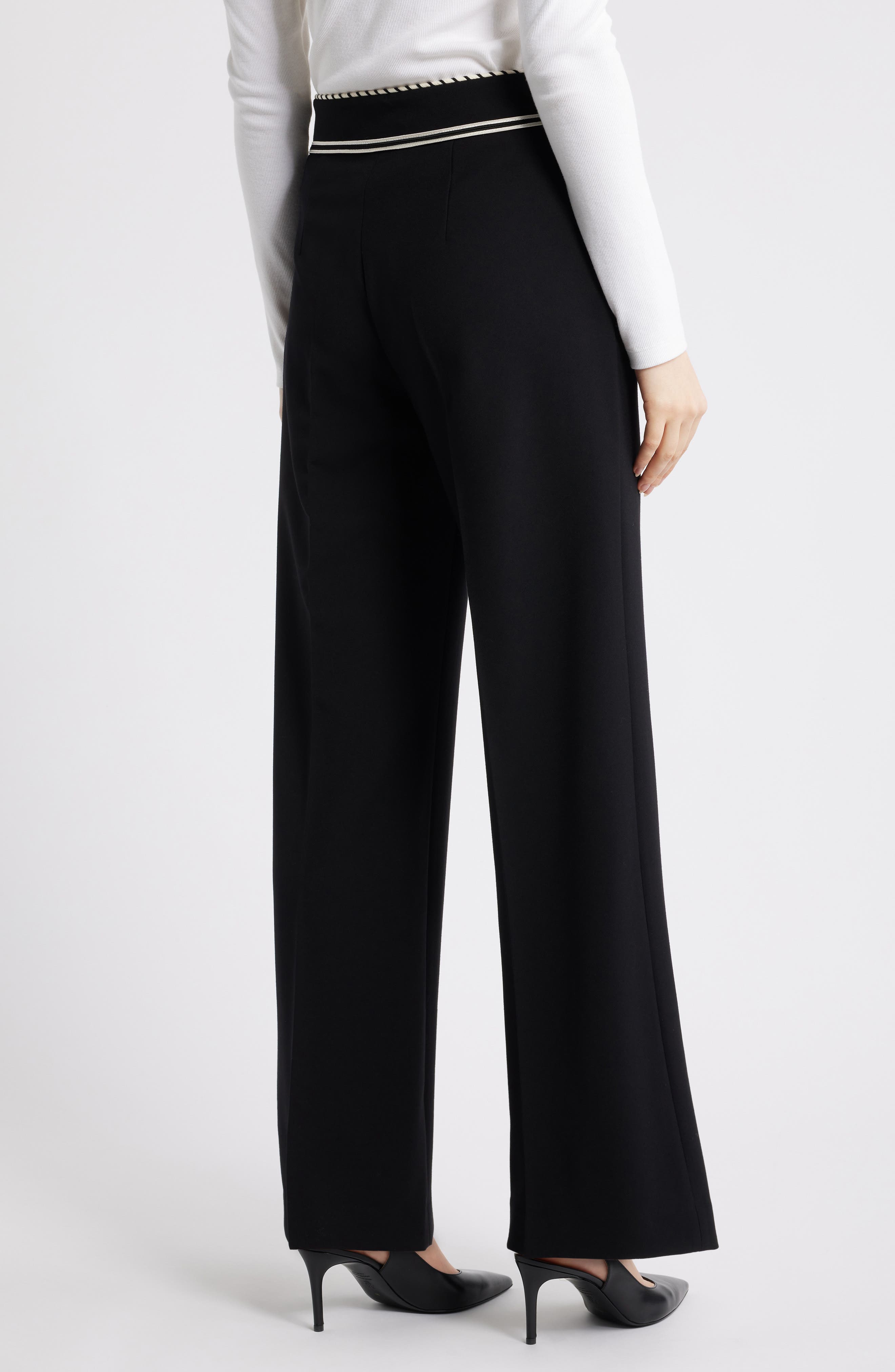 Prim Contrast Piping Pants - image 2