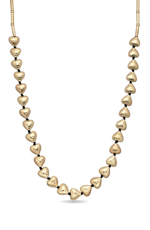 Suzy Hammered Heart Necklace