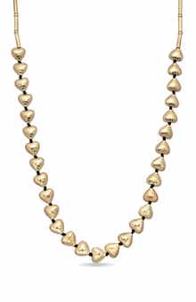 Suzy Hammered Heart Necklace