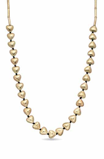 Suzy Hammered Heart Necklace