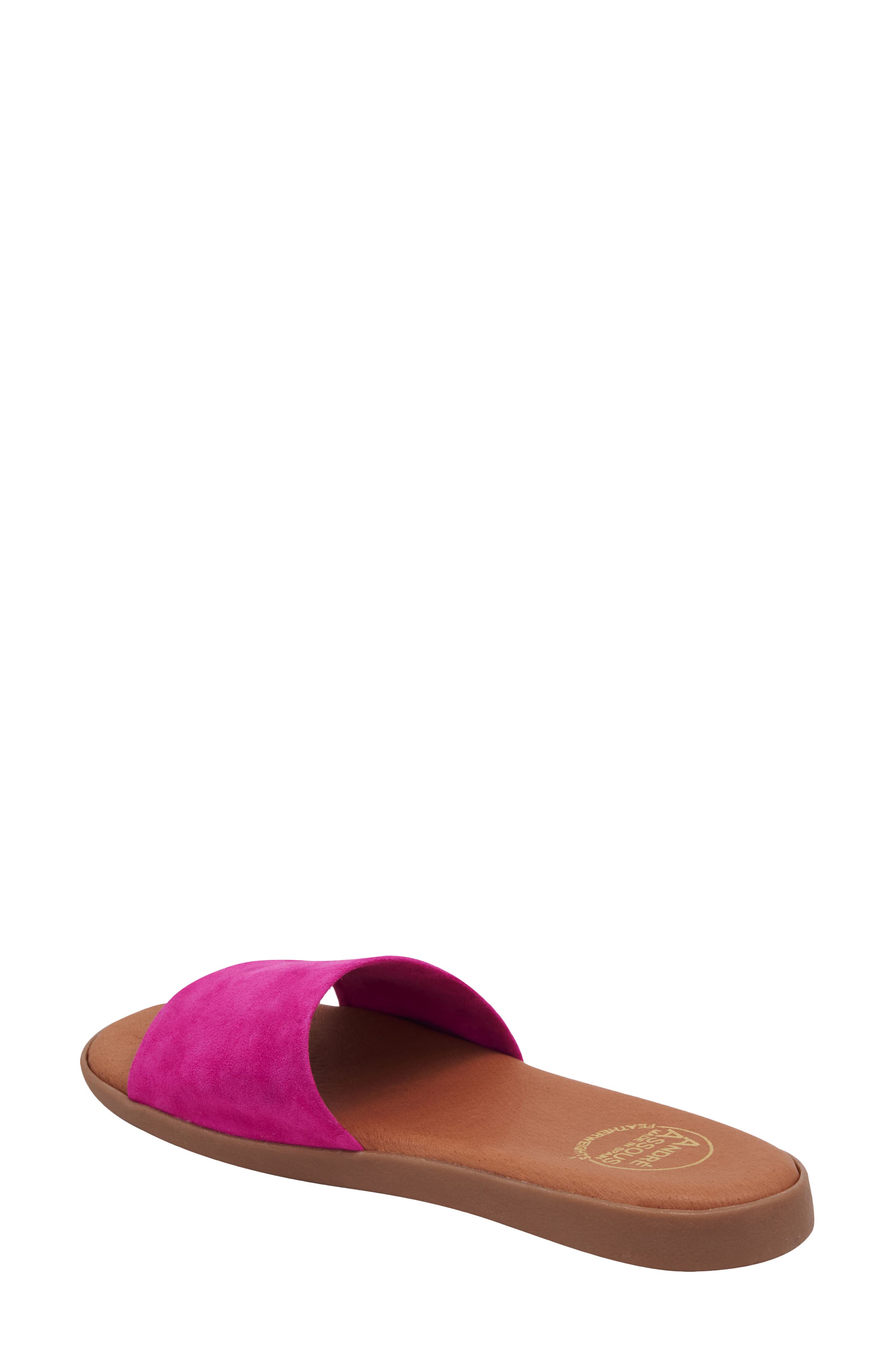 Paloma Woven Slide Sandal, Alternate, color, FUCHSIA
