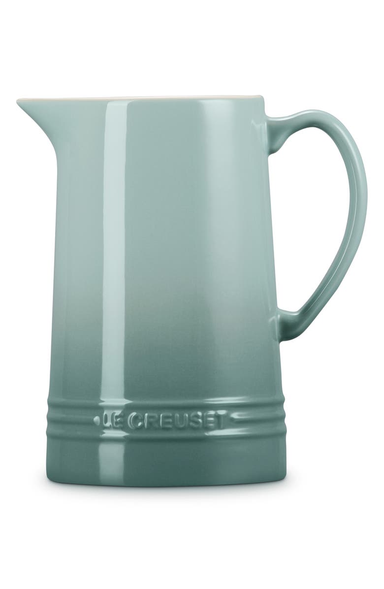Le Creuset 1.6-Quart Stoneware Signature Pitcher, Alternate, color, Sea Salt