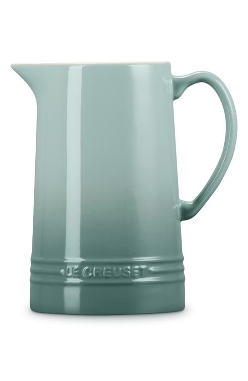 Le Creuset 1.6-quart Stoneware Signature Pitcher In Blue