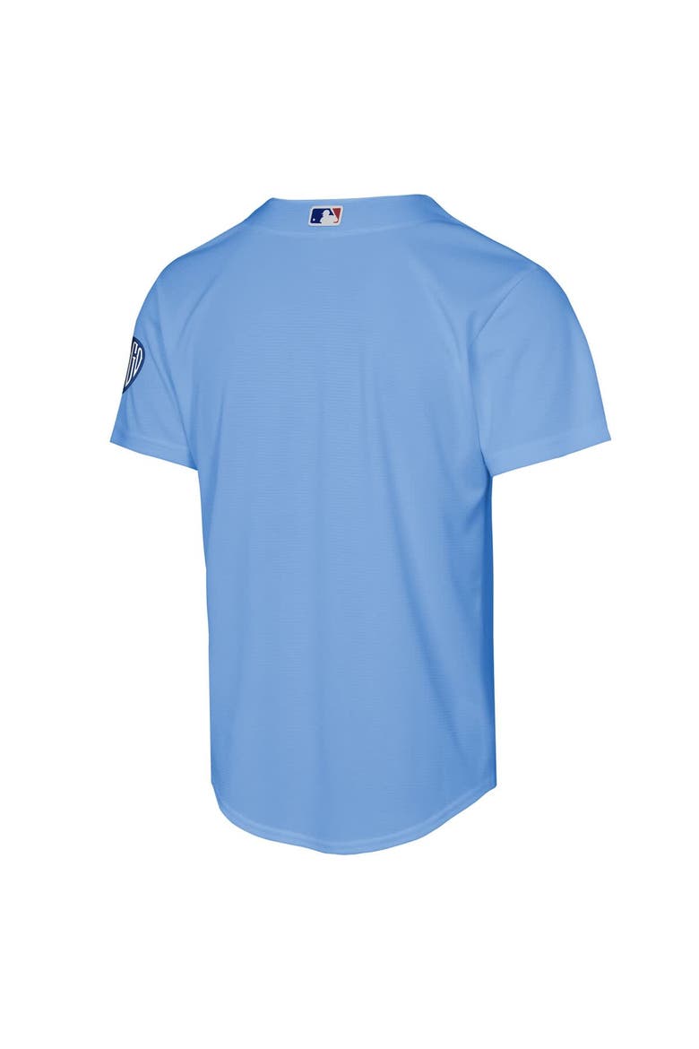 Youth Nike  Light Blue Chicago Cubs Alternate 2 Stadium Jersey, Alternate, color, Light Blue