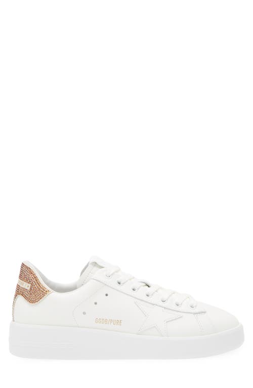 Golden Goose Purestar Mixed Leather Low-top Sneakers In Multi