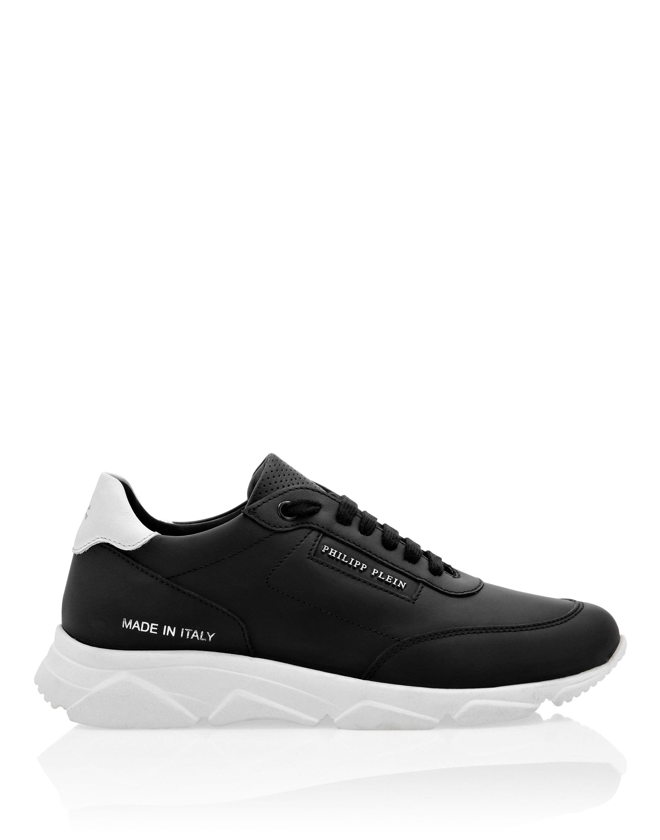 Leather Lo-Top Sneakers Philipp Plein Tm Redefined Women, Alternate, color, black