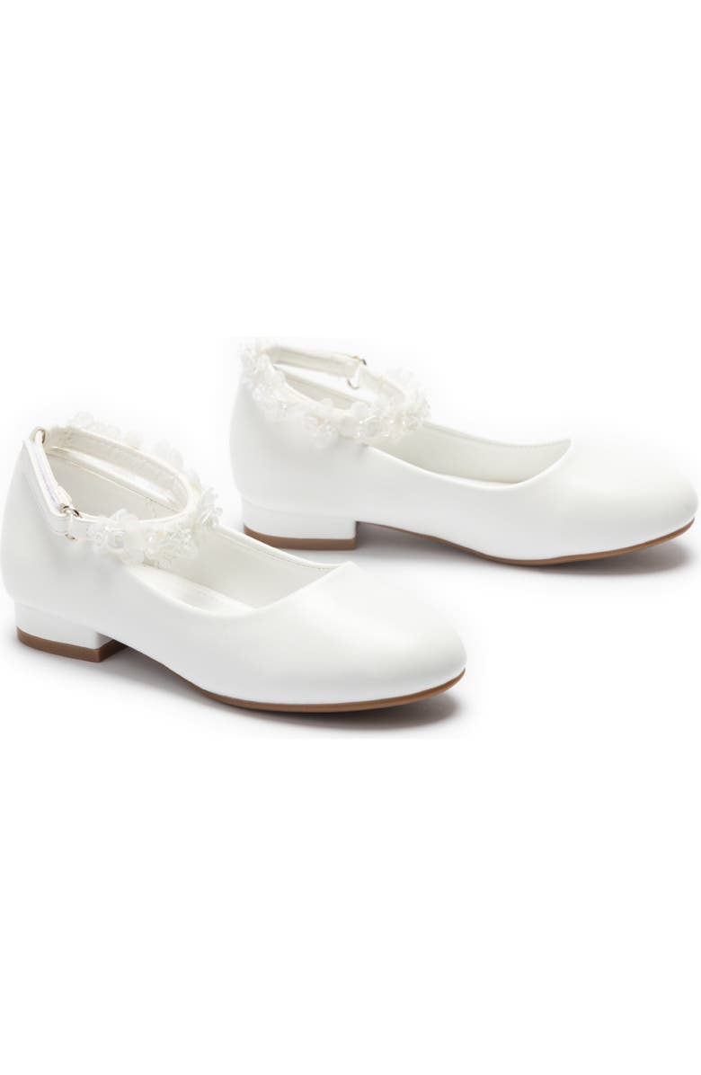 Tulleen Elara Flower Shoes, Alternate, color, White