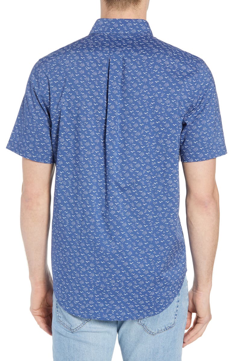 vineyard vines Mini Seagulls Murray Slim Fit Sport Shirt, Alternate, color,