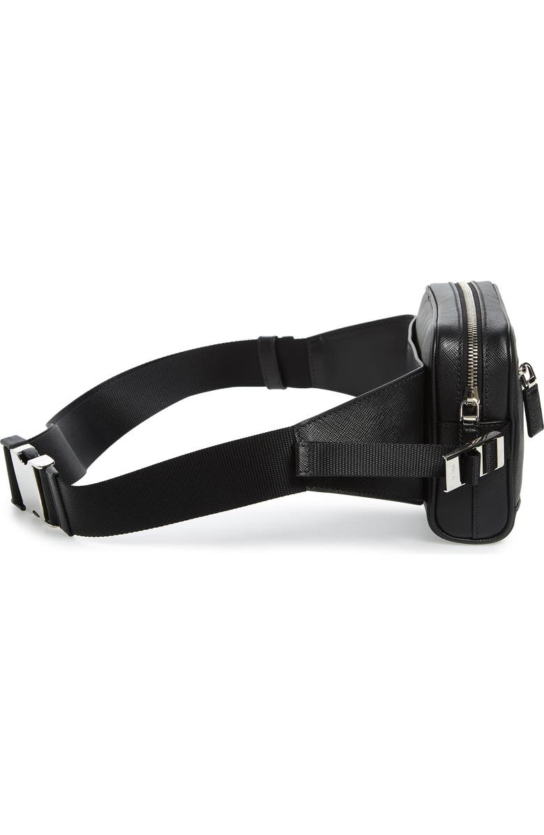 Prada Saffiano Leather Belt Bag, Alternate, color,
