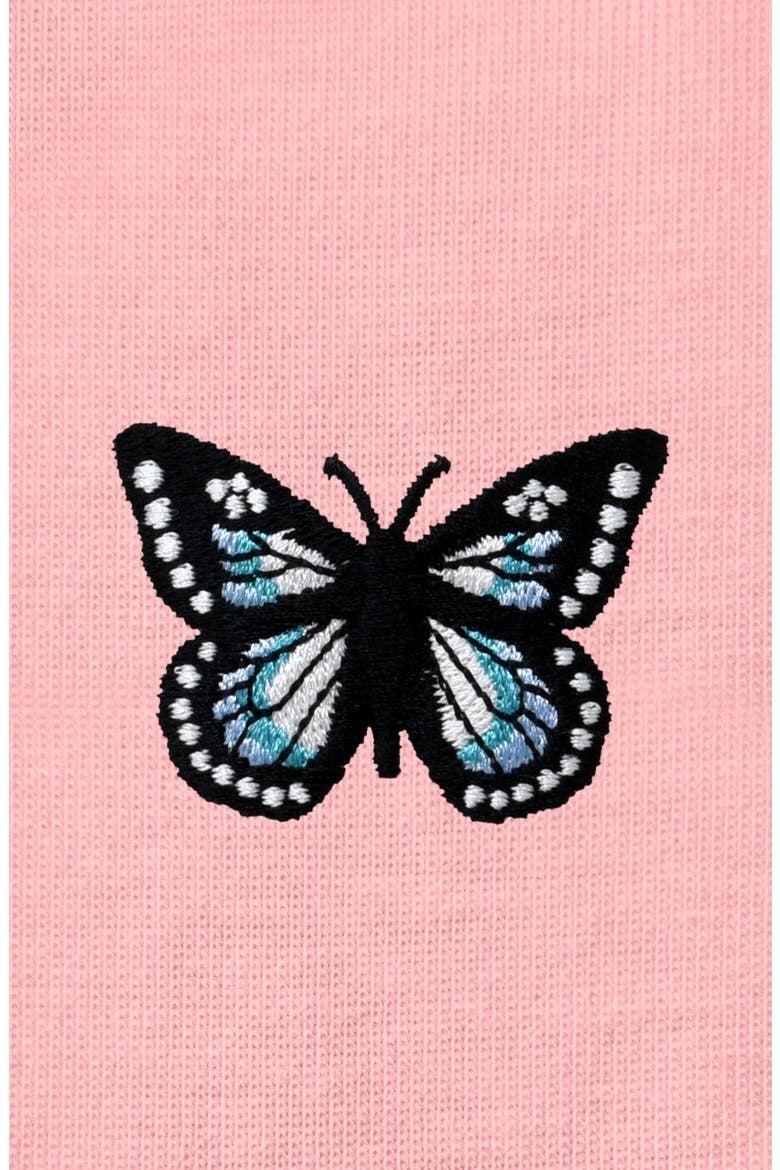 Butterfly Womens Relaxed Tee, Alternate, color, Pink