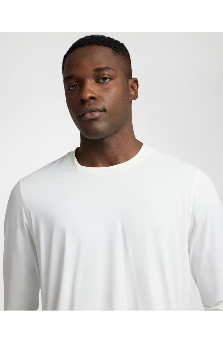 Onia Stretch Nylon Rash Guard, Alternate, color, White