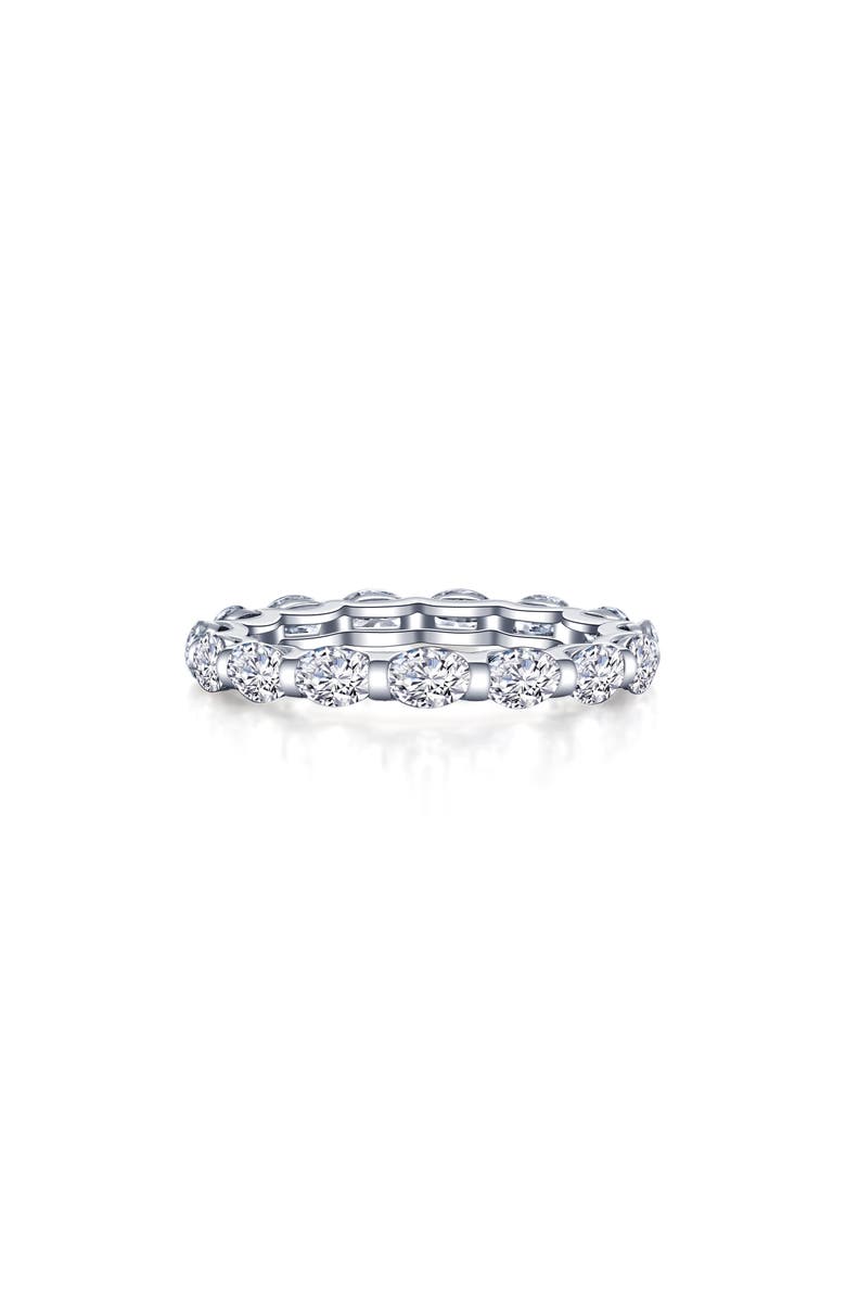 Lafonn Oval Simulated Diamond Eternity Band, Main, color, 