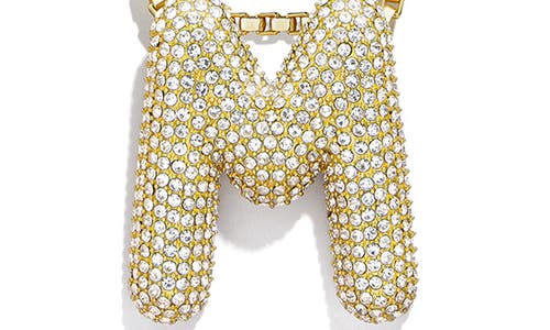 Baublebar Bubble Initial Pendant Necklace In Clear M