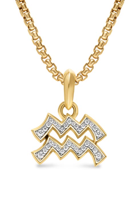 Men's Zodiac Sign Diamond Enhancer