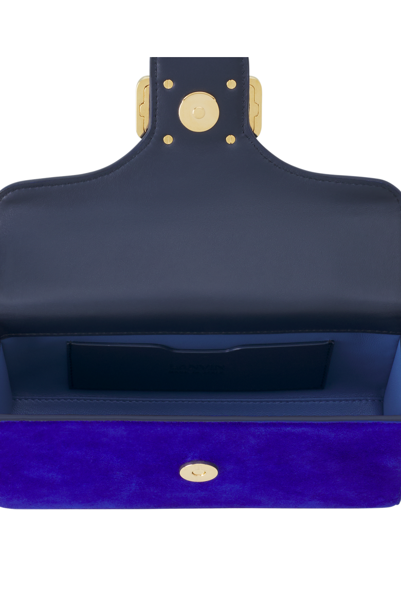 Lanvin Nano Pencil Cat Leather Bag, Alternate, color, Electric Blue/Dark Blue