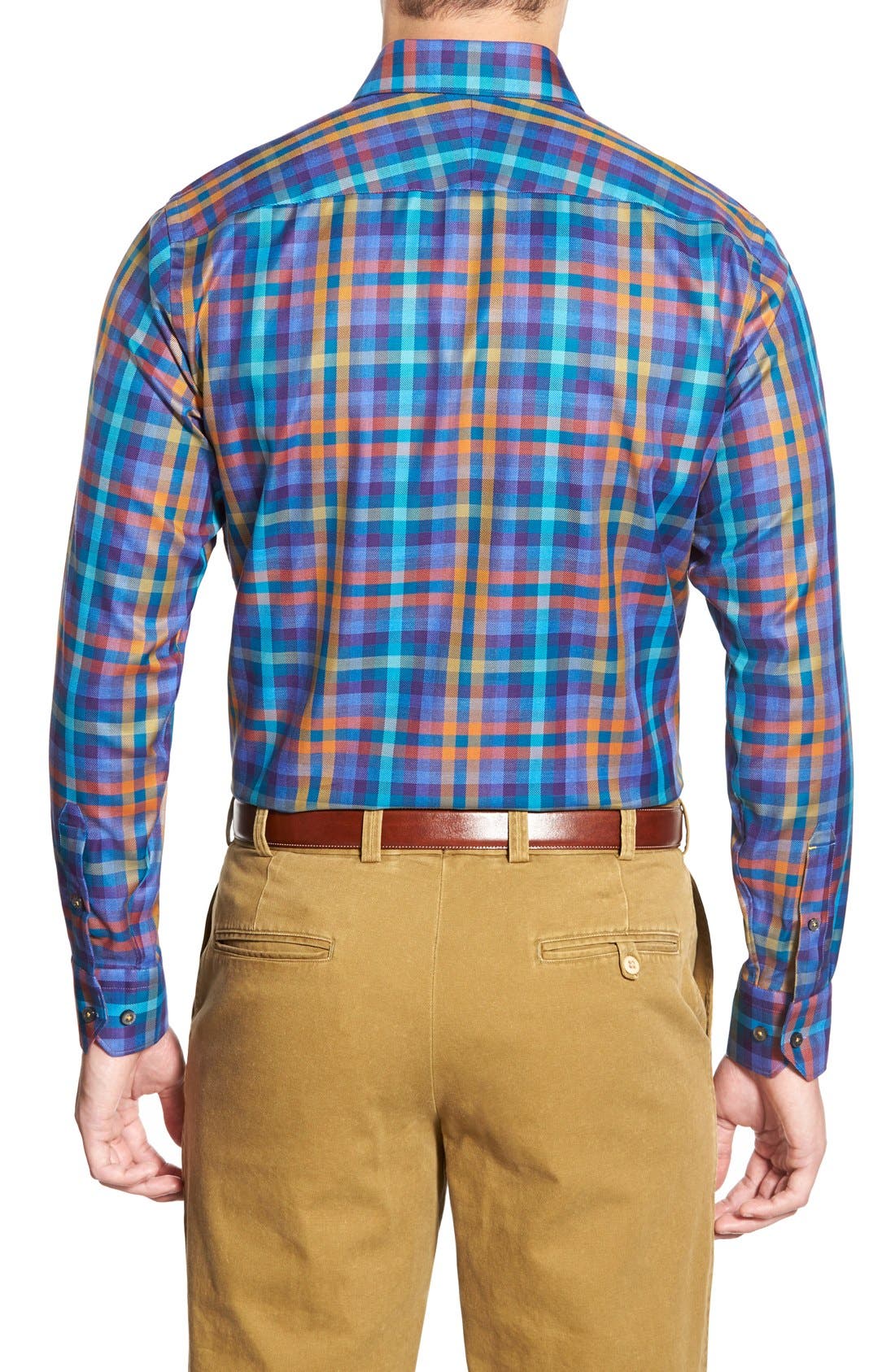 Robert Talbott 'Crespi' Tailored Fit Plaid Sport Shirt (Men) | Nordstrom