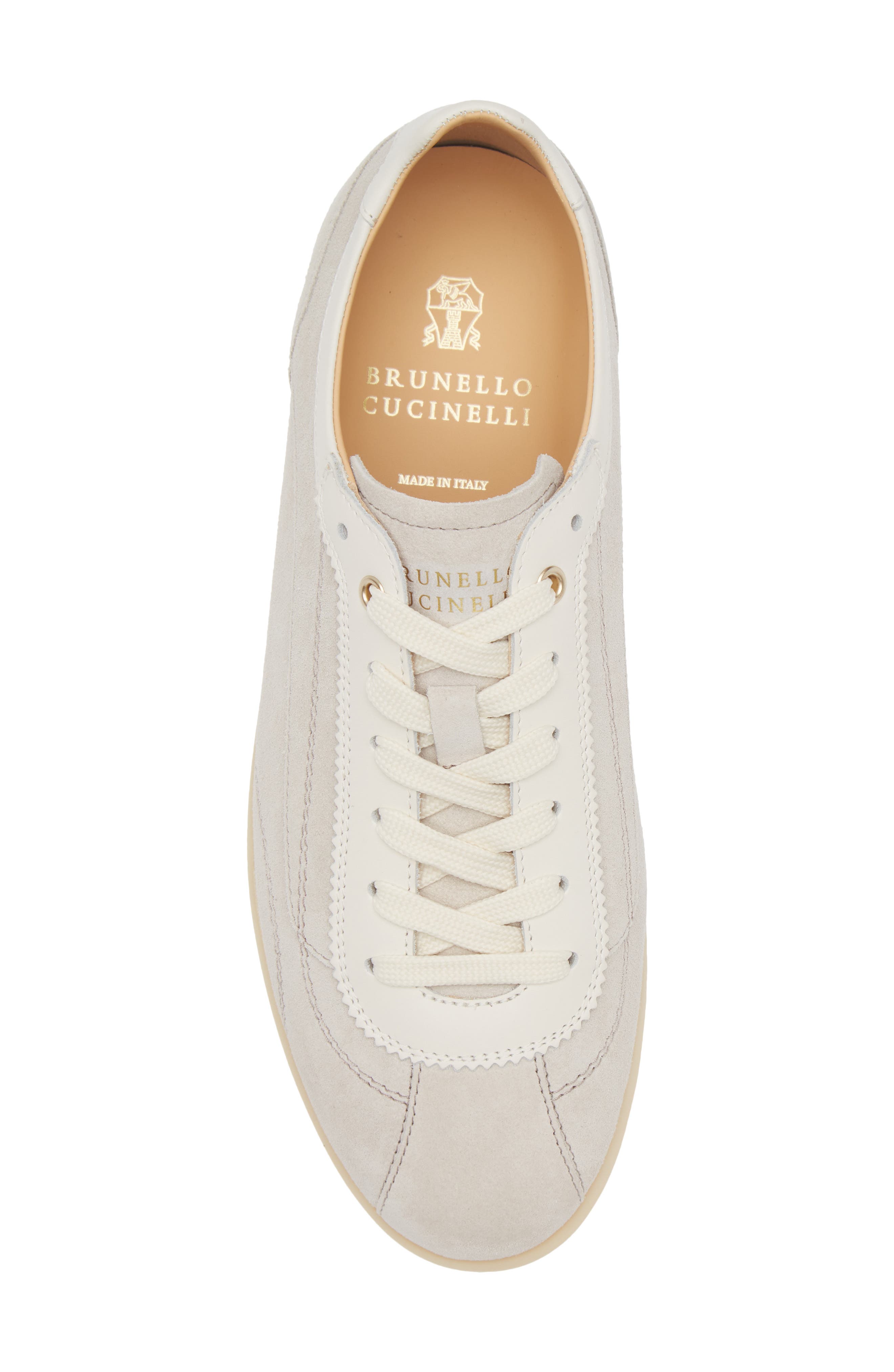 Brunello Cucinelli Low Top Sneaker, Alternate, color, Cin78 Limestone