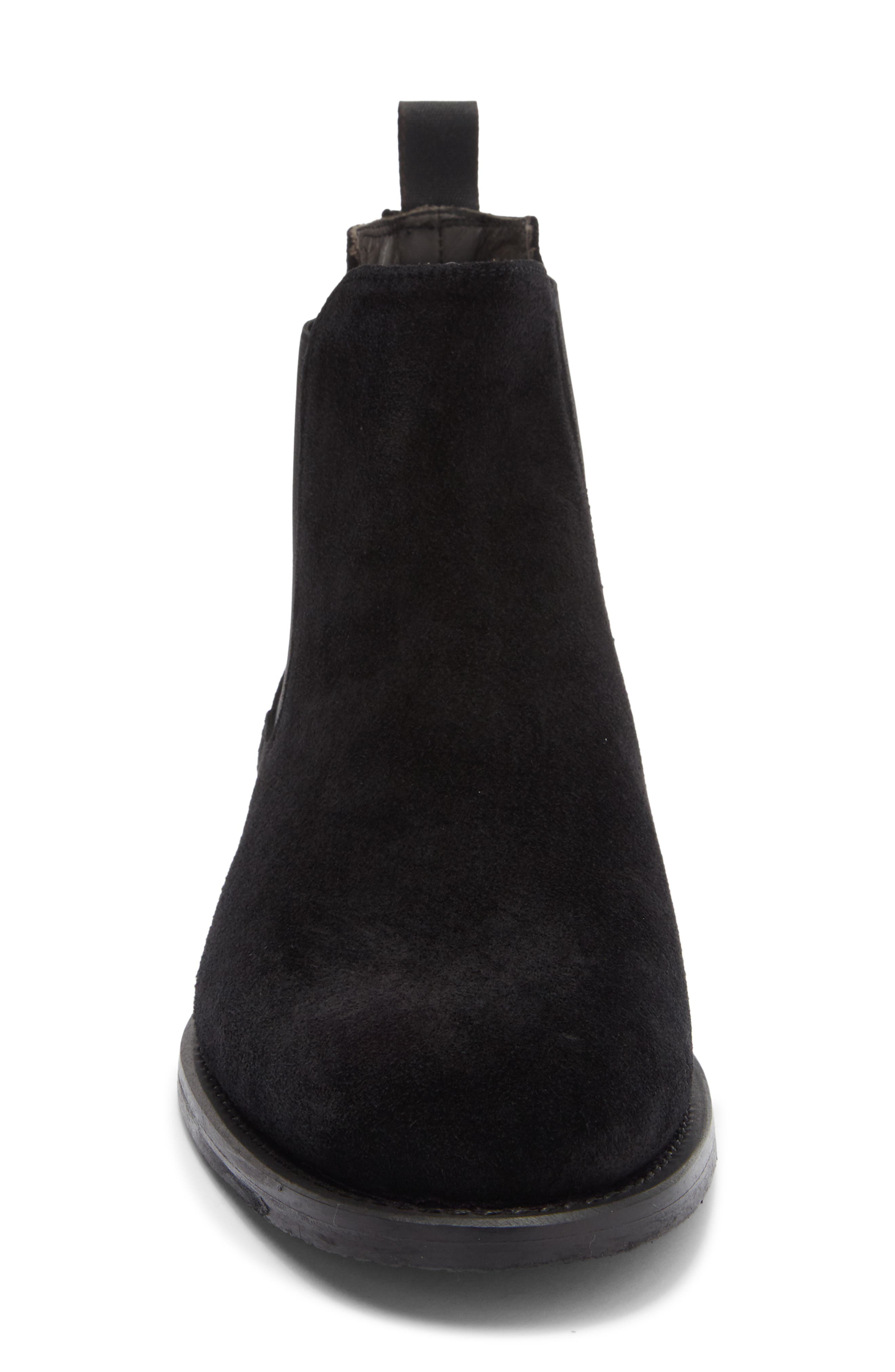TO BOOT NEW YORK Charleston Chelsea Boot, Alternate, color, Velour Sport Black