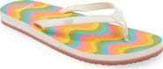 Sanuk Yoga Joy Rainbow Flip Flop
