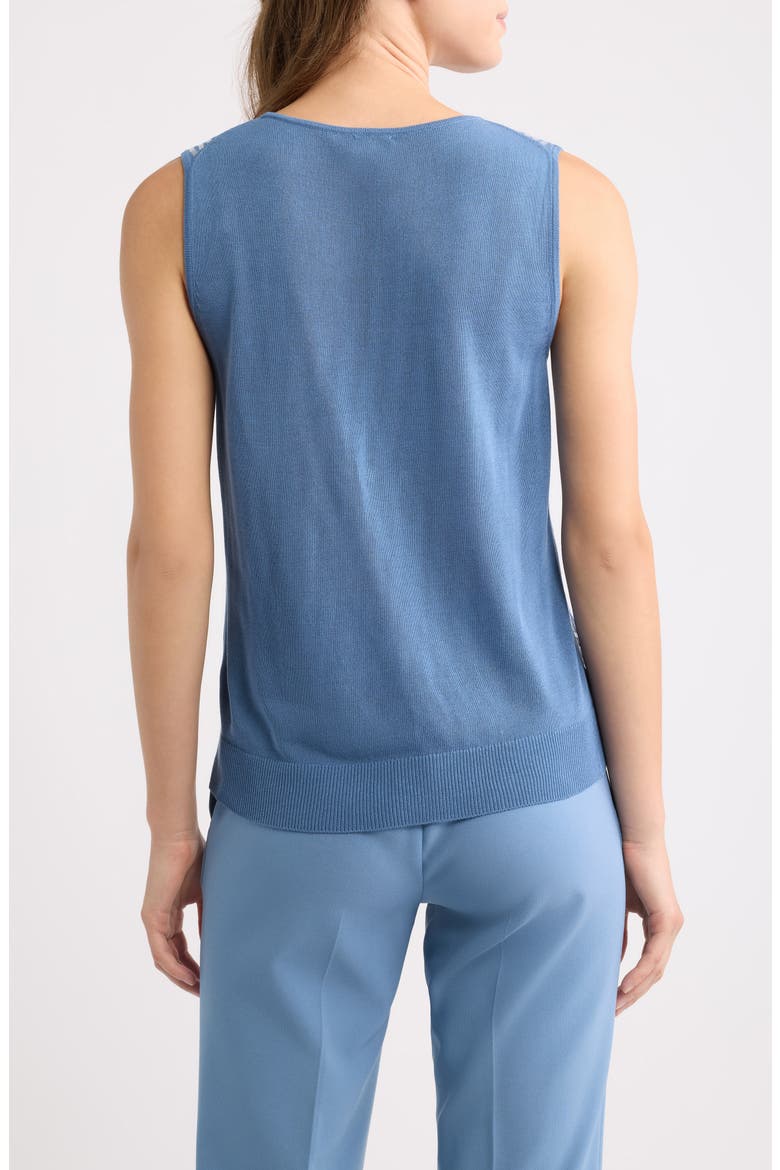Sequined Crewneck Sweater Tank, Alternate, color, DUTCH BLUE