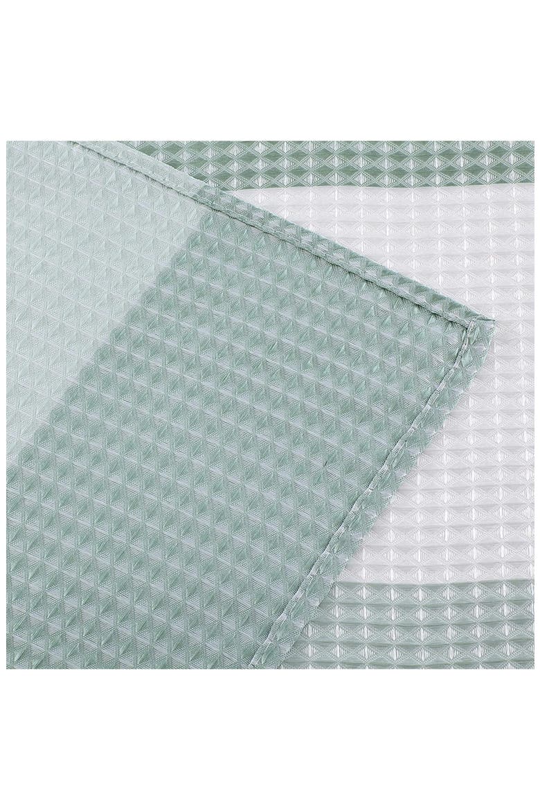Shades Ombré Waffle Texture Shower Curtain, Alternate, color, SPA
