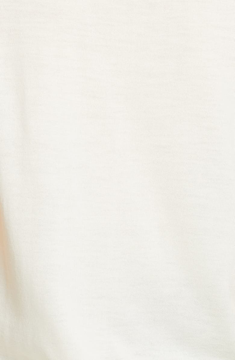 Tory Burch Silk Front Sweater, Alternate, color, 