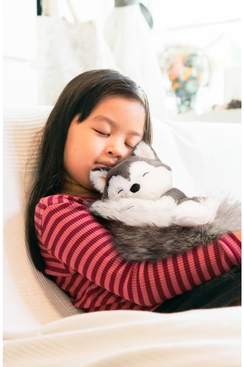 Big Tails Husky Plush Stuffed Animal, Alternate, color, GREY