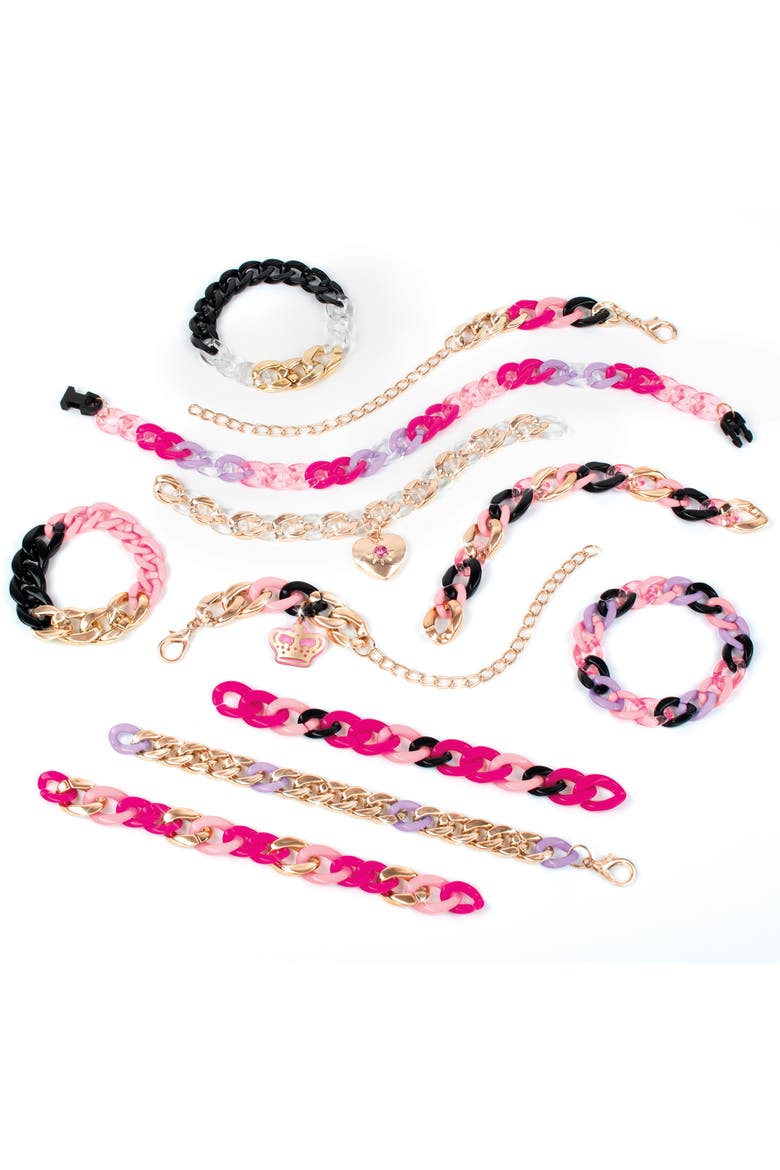 Make It Real Juicy Couture Chic Links DIY Jewelry Kit, Ages 8+, Alternate, color, Multicolored