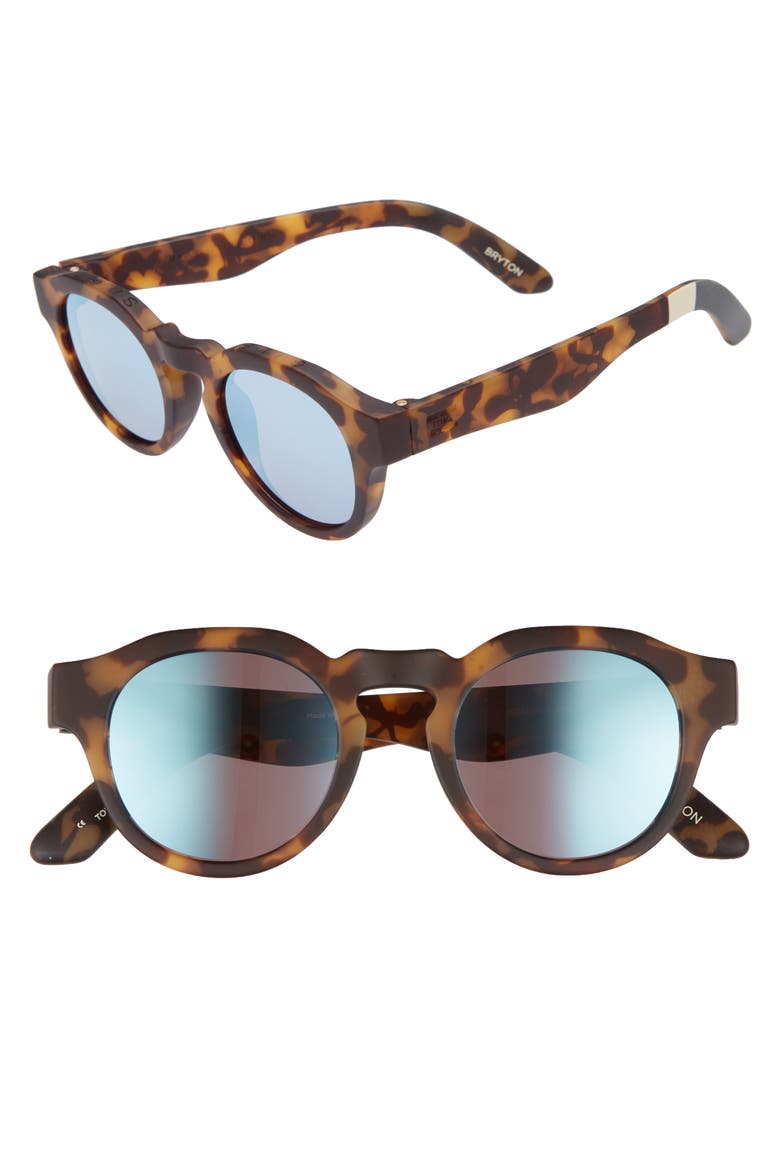 Bryton 48mm Sunglasses, Main, color, BLONDE TORTOISE