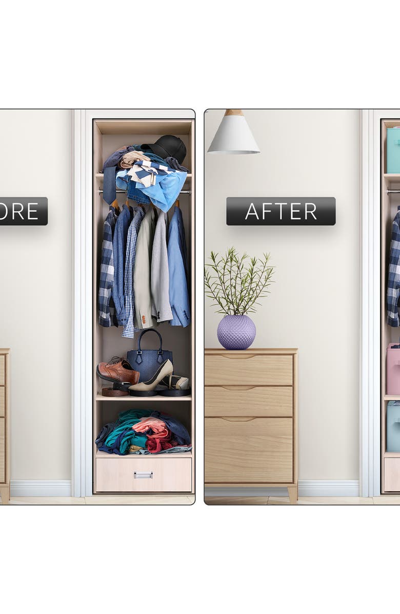 SORBUS 12-Pack Collapsible Storage Cubes, Alternate, color, Multicolored Pastel