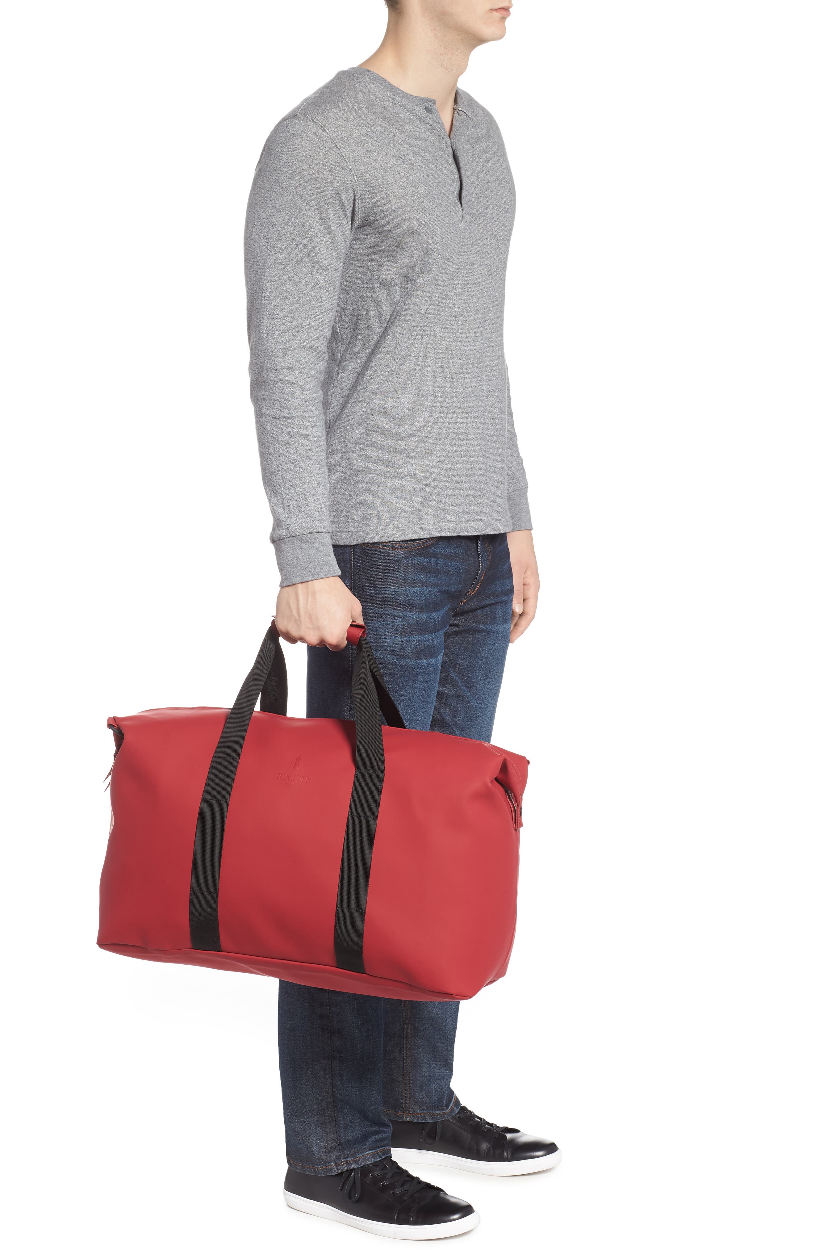 Weekend Bag, Alternate, color, SCARLET