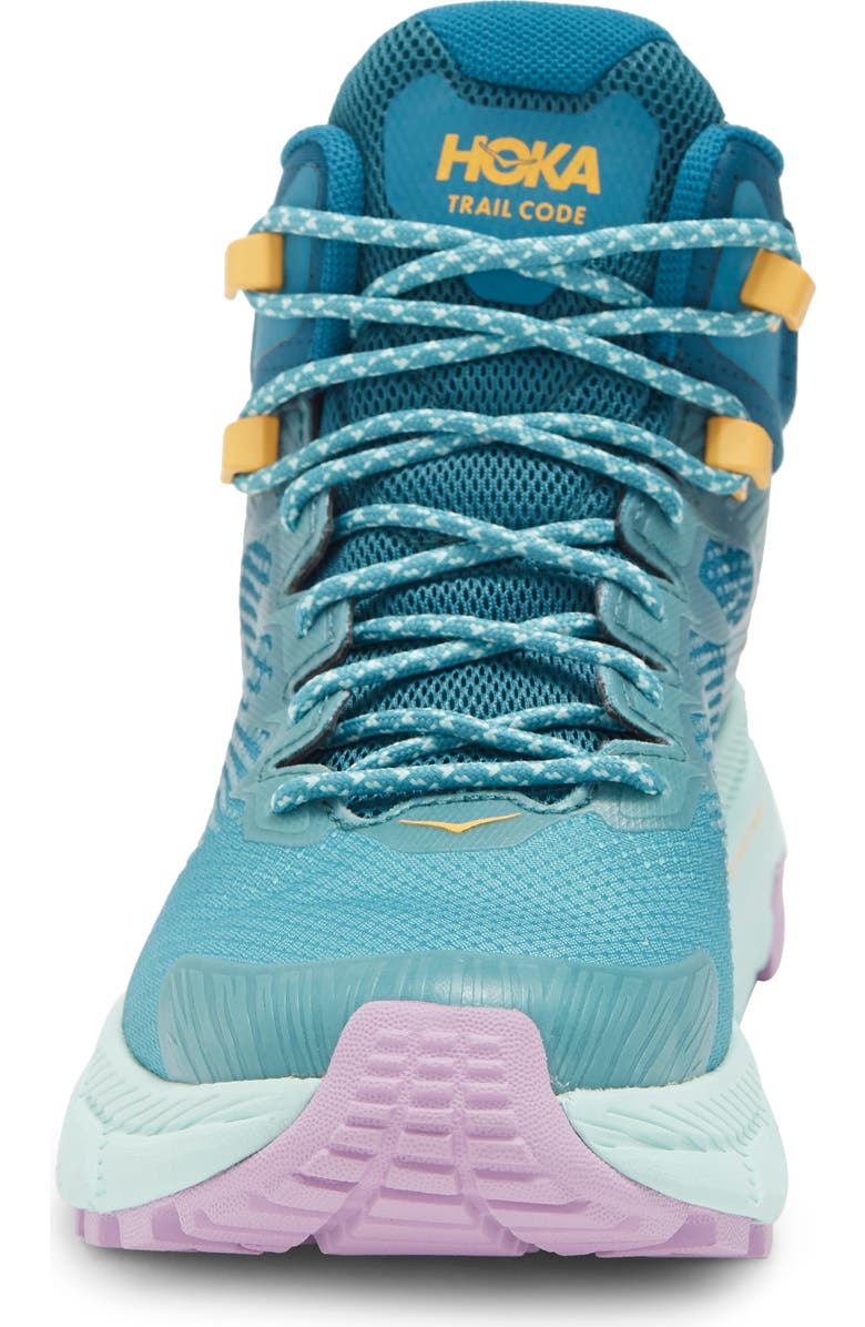 HOKA Trail Code Gore-Tex<sup>®</sup> Hiking Boot, Alternate, color, Ocean Mist / Sunlit Ocean