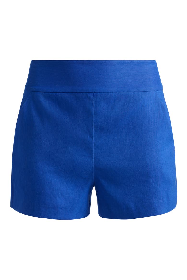 Donald High Waist Shorts, Main, color, BLUE IRIS