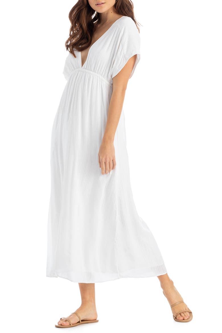 Serena Midi Cover-Up, Alternate, color, WHITE