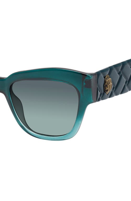 Kurt Geiger London 53mm Cat Eye Sunglasses In Green