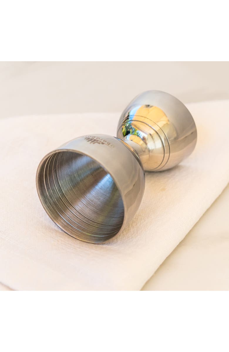 A Bar Above Bell Cocktail Jigger, Alternate, color, Stainless Steel