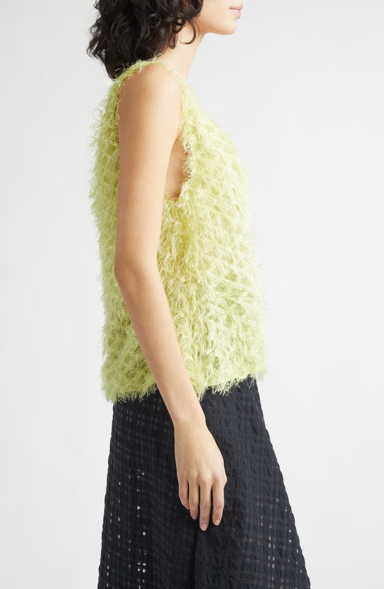 KÚR Lilly Textured Cami, Alternate, color, Lime Green