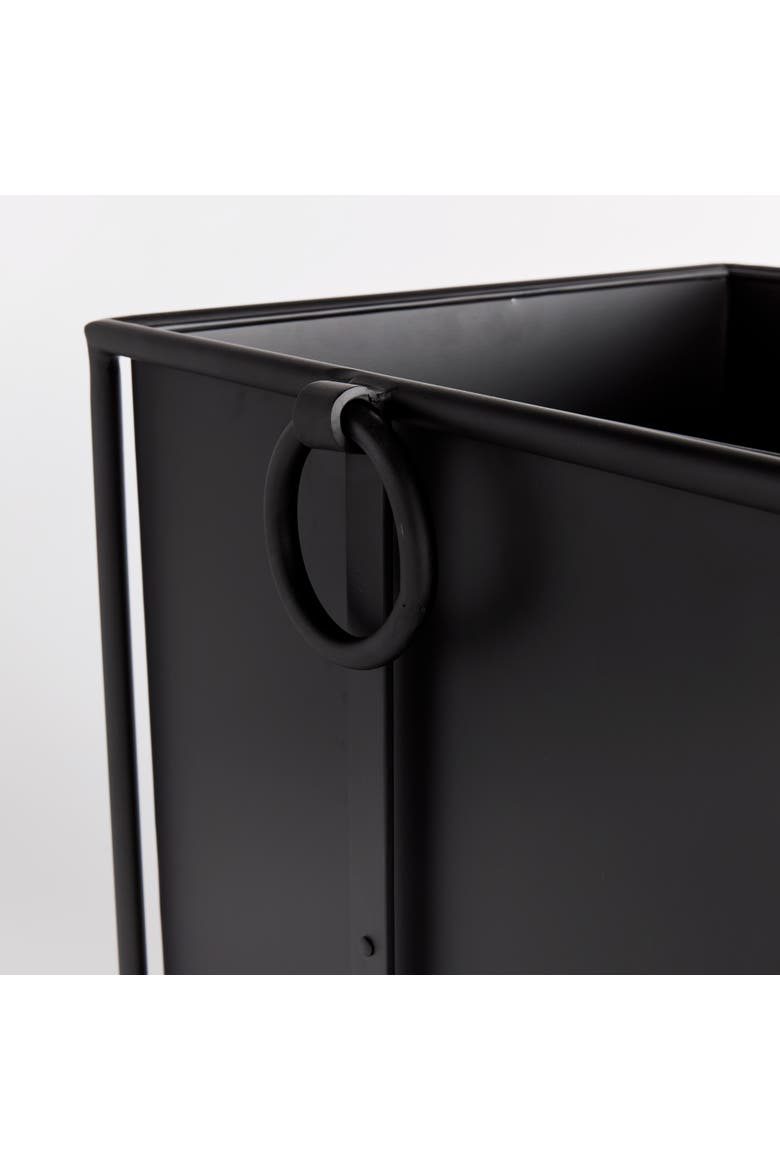 Callahan Square Planter, Alternate, color, Black