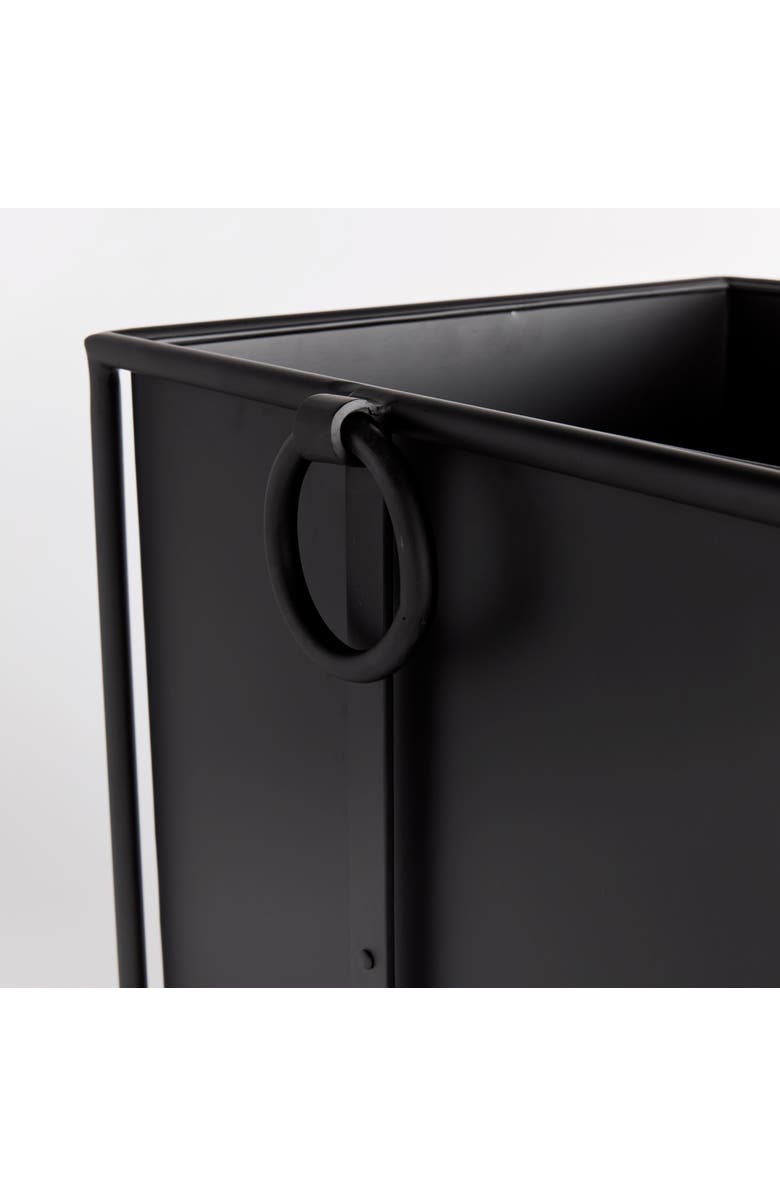 Napa Home & Garden Callahan Square Planter, Alternate, color, Black