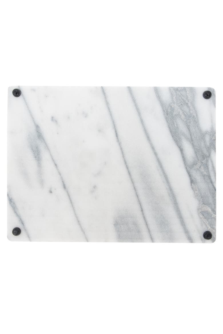 Artifacts Trading Company Marble Pastry Board, Alternate, color, White Matte