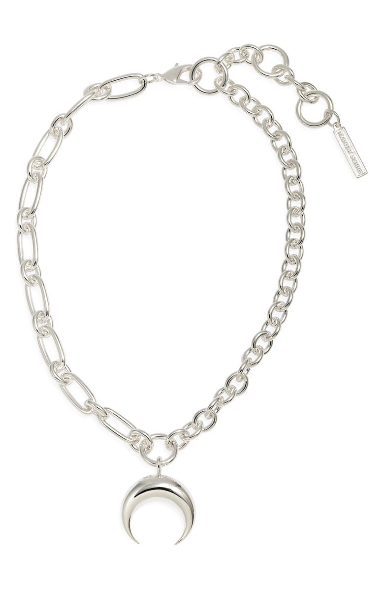 Marine Serre Moon Charms Pendant Necklace, Main, color, 