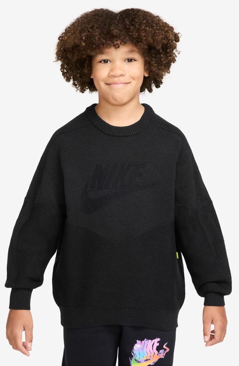 Kids' Sportswear Knit Crewneck Sweater