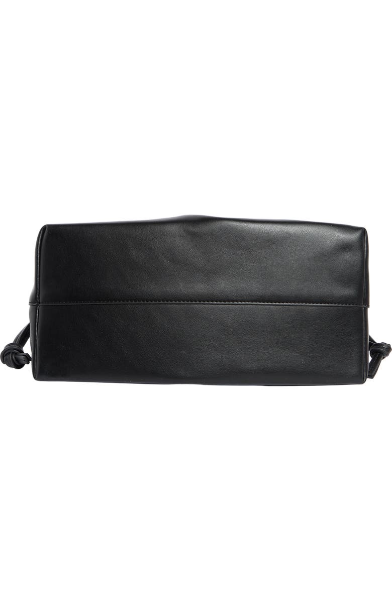 BCBG Faux Leather Shoulder Bag, Alternate, color, Black