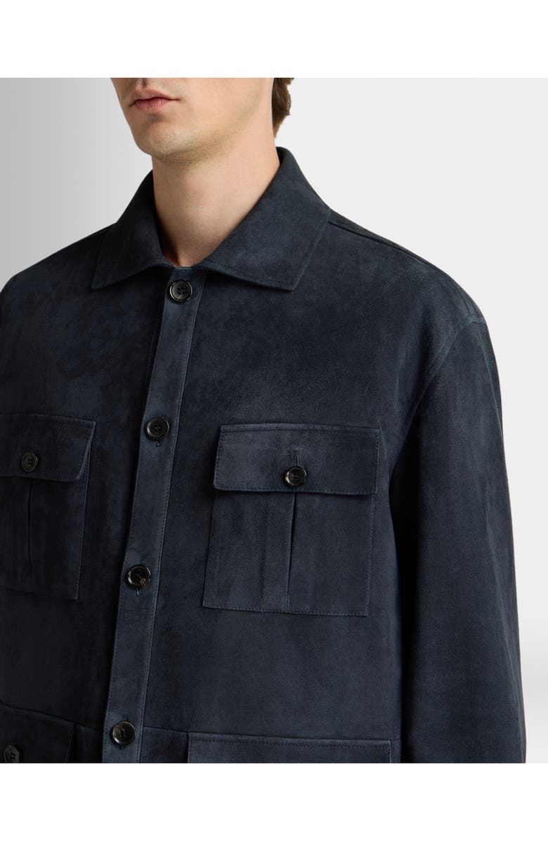 Bally Saharan Jacket, Alternate, color, Blue