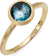 Marco Bicego Jaipur London Blue Topaz Ring