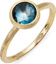 Marco Bicego Jaipur London Blue Topaz Ring