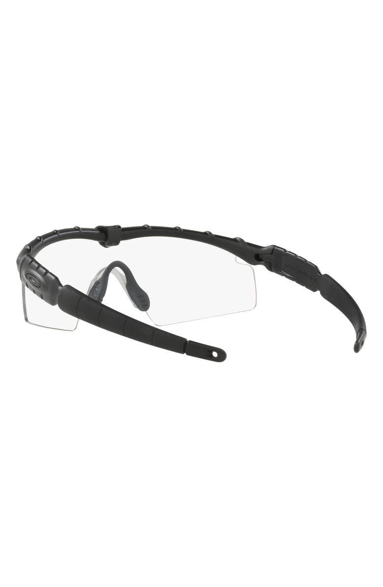 Oakley M Frame 2.0 Strike 130mm Semi Rimless Rectangular Sunglasses, Alternate, color, Matte Black