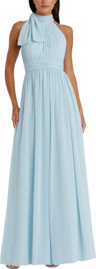 Mac Duggal High Neck Chiffon Gown | Nordstrom